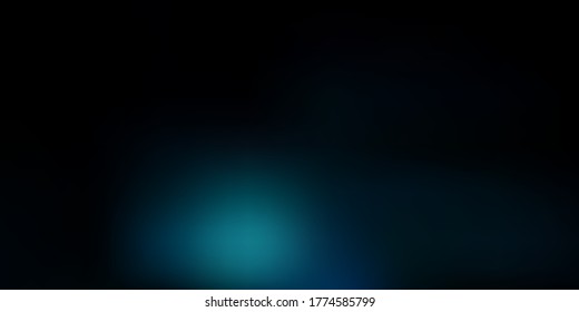 Dibujo oscuro vectorial borroso azul. Ilustración abstracta colorida con gradiente difuso. La mejor opción para tu diseño.