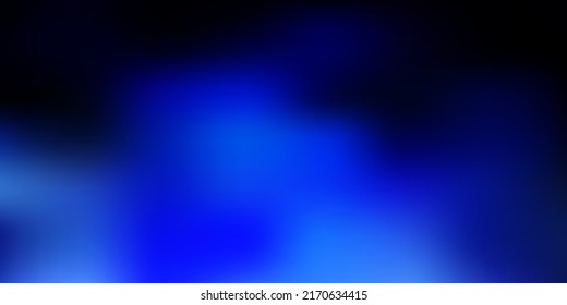 Dark blue vector blur drawing. Shining colorful blur illustration in abstract style. Background for web designers.