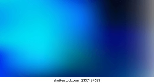Dibujo oscuro vectorial borroso azul. Ilustración abstracta colorida con gradiente difuso. Antecedentes para diseñadores web.