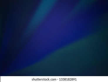 Dark BLUE vector blur pattern. A completely new color illustration in a bokeh style. Brand new design for your business.