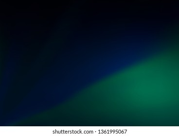 Dark BLUE vector blur pattern. Colorful abstract illustration with gradient. The background for your creative designs.