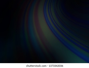 Dark BLUE vector blur pattern. Glitter abstract illustration with an elegant design. A completely new template for your design.