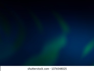 Dark BLUE vector blur pattern. Creative illustration in halftone style with gradient. The template for backgrounds of cell phones.
