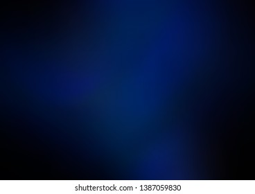 Dark BLUE vector blur pattern. Creative illustration in halftone style with gradient. The blurred design can be used for your web site.