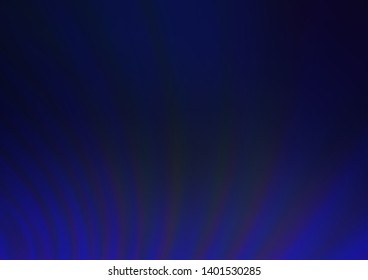 Dark BLUE vector blur pattern. A vague abstract illustration with gradient. The template can be used for your brand book.