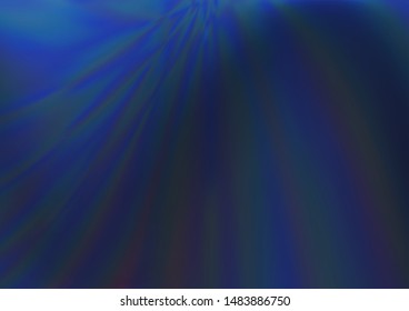 Dark BLUE vector blur pattern. An elegant bright illustration with gradient. Brand new style for your business design.
