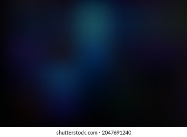 Dark BLUE vector blur pattern. A completely new color illustration in a bokeh style. Design for your web site.