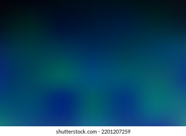 Dark BLUE vector blur pattern. Modern abstract illustration with gradient. Template for any brand book.