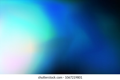 Dark BLUE vector blurred background. Glitter abstract illustration with an elegant design. The textured pattern can be used for background.