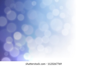 Dark BLUE vector blurred background. A completely new color illustration in a bokeh style. The best blurred design for your business.