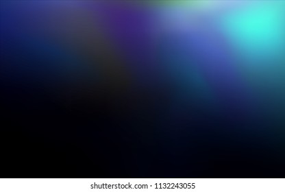 Dark BLUE vector blurred background. Modern geometrical abstract illustration with gradient. The blurred design can be used for your web site.