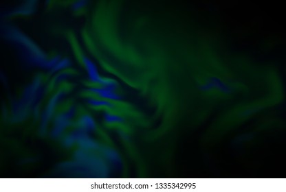 Dark BLUE vector blurred background. Abstract colorful illustration with gradient. Completely new design for your business.
