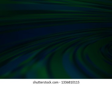 Dark BLUE vector blurred background. An elegant bright illustration with gradient. The elegant pattern for brand book.