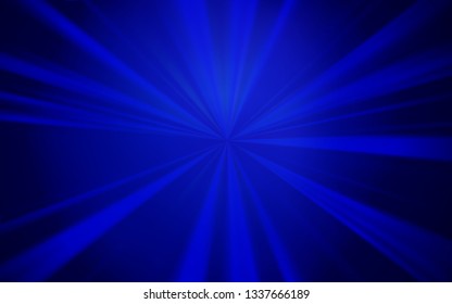 Dark BLUE vector blurred background. A completely new colored illustration in blur style. Background for designs.