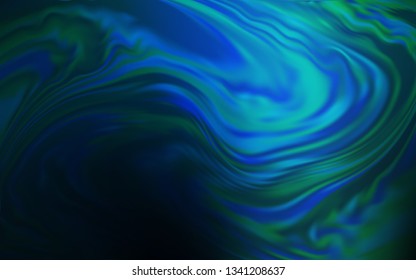 Dark BLUE vector blurred background. Glitter abstract illustration with gradient design. Elegant background for a brand book.