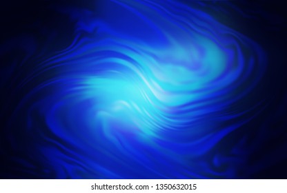 Dark BLUE vector blurred background. Modern abstract illustration with gradient. Elegant background for a brand book.