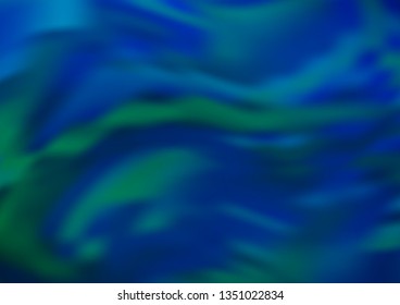 Dark BLUE vector blurred background. Colorful illustration in abstract style with gradient. The elegant pattern for brand book.