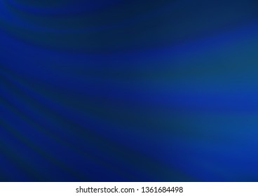 Dark BLUE vector blurred background. Colorful abstract illustration with gradient. Brand new design for your business.