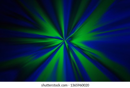 Dark BLUE vector blurred background. Glitter abstract illustration with gradient design. The best blurred design for your business.