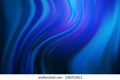 Dark BLUE vector blurred background. Shining colored illustration in smart style. Background for designs.