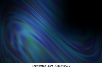 Dark BLUE vector blurred background. Creative illustration in halftone style with gradient. Smart design for your work.