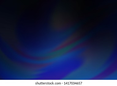 Dark BLUE vector blurred background. Modern abstract illustration with gradient. The best blurred design for your business.