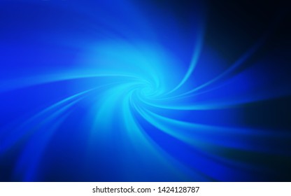 Dark BLUE vector blurred background. Abstract colorful illustration with gradient. New way of your design.