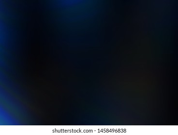 Dark BLUE vector blurred background. A completely new color illustration in a bokeh style. The template for backgrounds of cell phones.