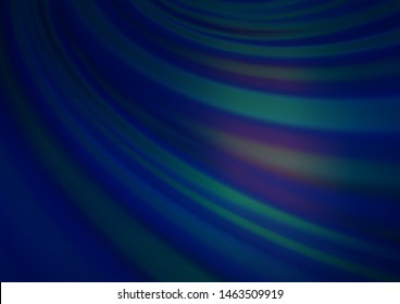 Dark BLUE vector blurred background. A vague abstract illustration with gradient. The template for backgrounds of cell phones.
