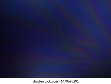 Dark BLUE vector blurred background. Colorful abstract illustration with gradient. Brand new design for your business.