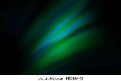 Dark BLUE vector blurred background. Modern abstract illustration with gradient. New style design for your brand book.