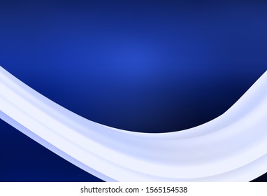 Dark BLUE vector blurred background. Colorful illustration in abstract style with gradient. New style design for your brand book.