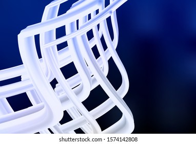 Dark BLUE vector blurred background. An elegant bright illustration with gradient. The best blurred design for your business.