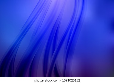 Dark BLUE vector blurred background. Glitter abstract illustration with gradient design. The best blurred design for your business.