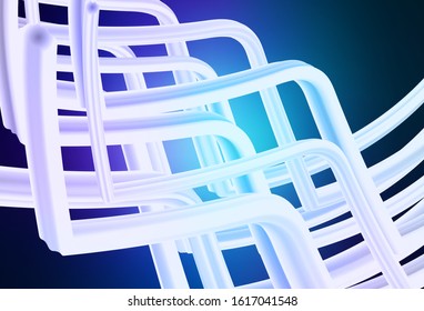 Dark BLUE vector blurred background. New colored illustration in blur style with gradient. New style design for your brand book.