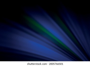 Dark BLUE vector blurred background. A completely new colored illustration in blur style. New style for your business design.