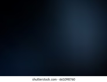 Dark BLUE vector blurred background with glow. Art design pattern. Glitter abstract illustration with elegant bright gradient design.