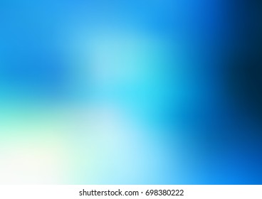 DARK BLUE vector blurred background. Modern geometrical abstract illustration with gradient. The completely new template can be used for your brand book.