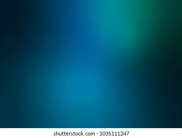 DARK BLUE vector blurred bright pattern. Modern geometrical abstract illustration with gradient. The completely new template can be used for your brand book.
