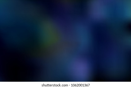Dark BLUE vector blurred bright template. An elegant bright illustration with gradient. The completely new template can be used for your brand book.