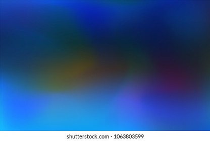 Dark BLUE vector blurred bright template. Shining colored illustration in a brand-new style. A completely new design for your business.