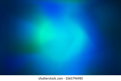 Dark BLUE vector blurred bright texture. Glitter abstract illustration with an elegant design. A new texture for your design.