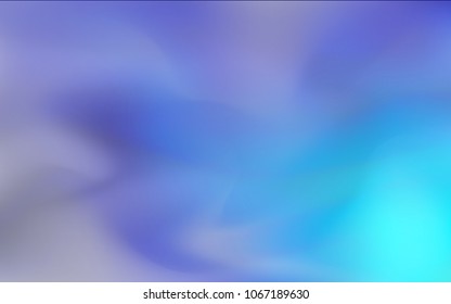 Dark BLUE vector blurred bright template. Modern geometrical abstract illustration with gradient. The completely new template can be used for your brand book.