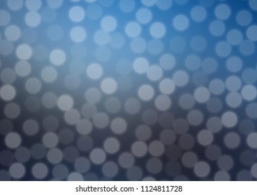 Dark BLUE vector blurred bright template. Colorful abstract illustration with gradient. The blurred design can be used for your web site.