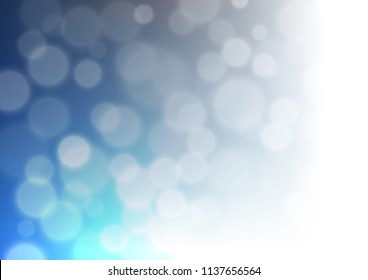 Dark BLUE vector blurred bright template. Colorful illustration in blurry style with gradient. The template can be used for your brand book.