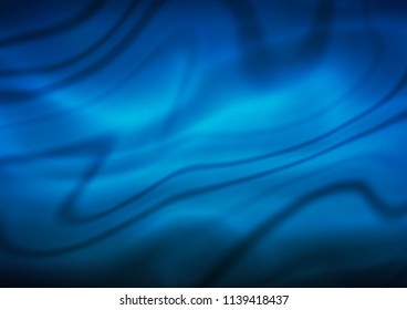 Dark BLUE vector blurred bright template. Colorful abstract illustration with gradient. The elegant pattern can be used as part of a brand book.