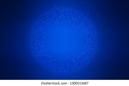 Dark BLUE vector blurred bright pattern. Abstract colorful illustration with gradient. Smart design for your work.