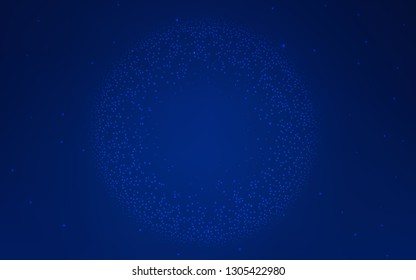 Dark BLUE vector blurred bright pattern. Abstract colorful illustration with gradient. Blurred design for your web site.