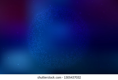 Dark BLUE vector blurred bright texture. Glitter abstract illustration with gradient design. New design for your business.