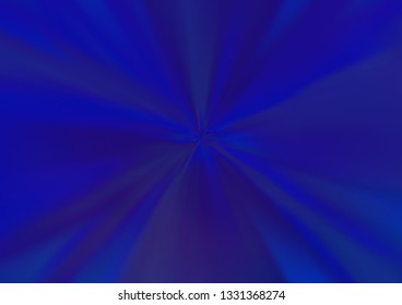 Dark BLUE vector blurred bright pattern. Modern geometrical abstract illustration with gradient. Brand new style for your business design.